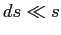 $ds \ll s$