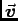 $\Vec{v}$