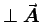 $\perp \Vec{A}$