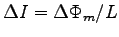 $\Delta I = \Delta \Phi_m / L$
