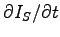$\dbyd{I_S}{t}$
