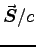 $\Vec{S}/c$