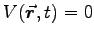 $V(\Vec{r},t) = 0$