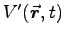 $V'(\Vec{r},t)$