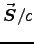 $\Vec{S}/c$