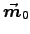 $\Vec{m}_0$