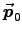 $\Vec{p}_0$
