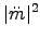 $\vert\ddot{m}\vert^2$